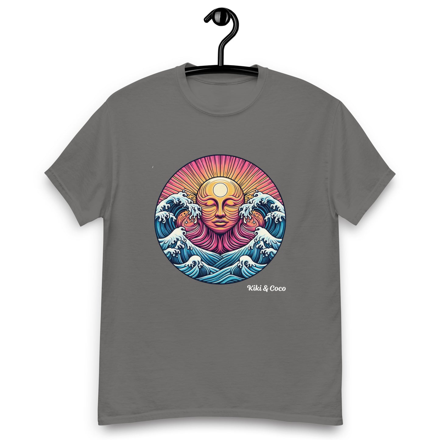 Sea Tickles the Sun Unisex classic tee - Darker version with light logo