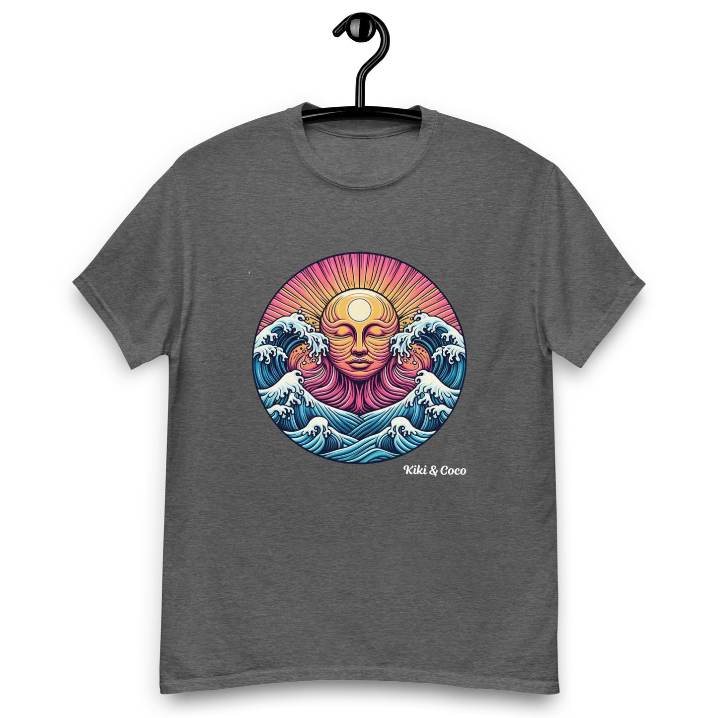 Sea Tickles the Sun Unisex classic tee - Darker version with light logo