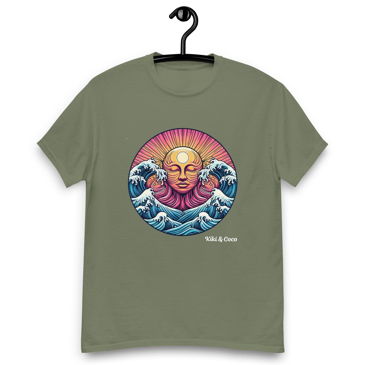 Sea Tickles the Sun Unisex classic tee - Darker version with light logo