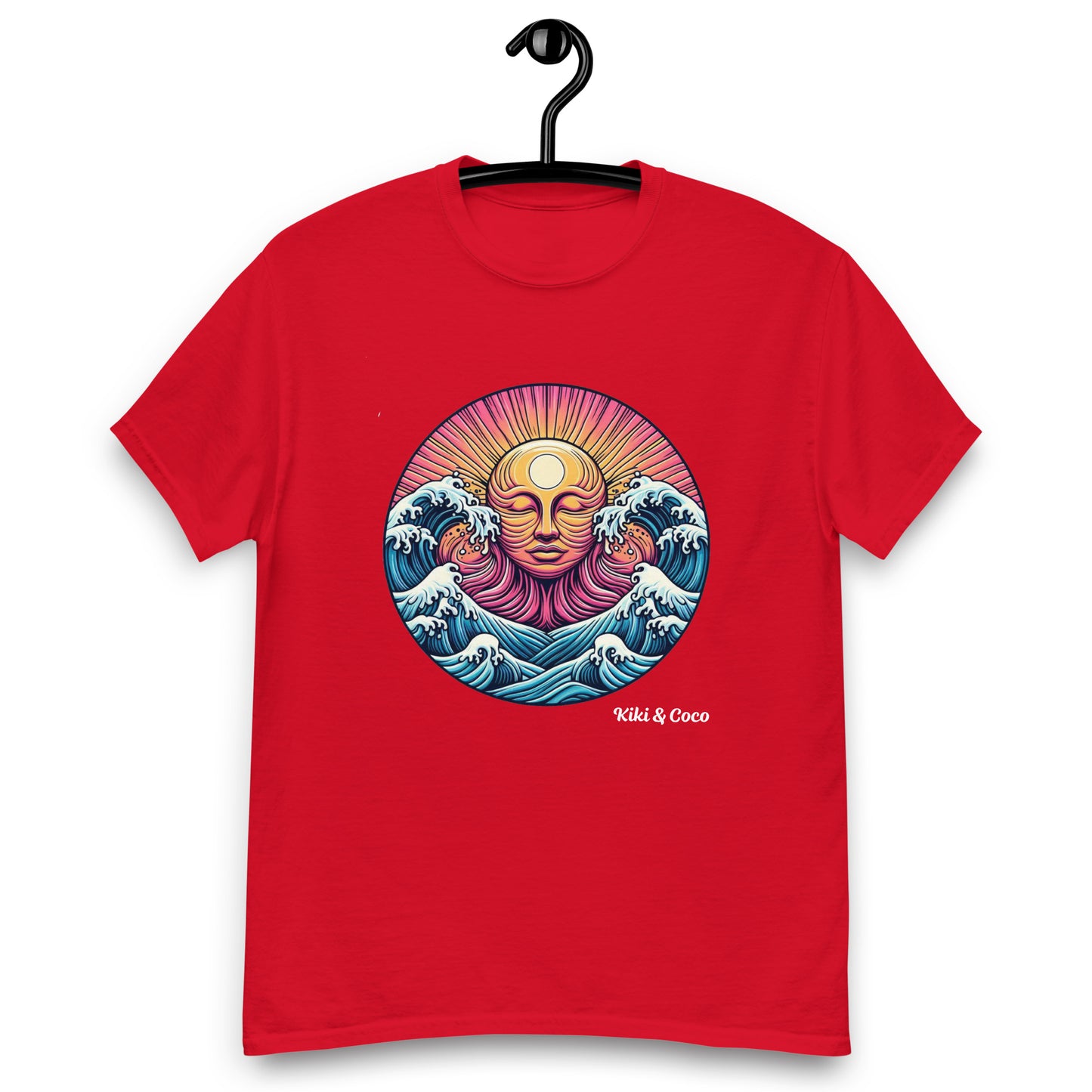 Sea Tickles the Sun Unisex classic tee - Darker version with light logo
