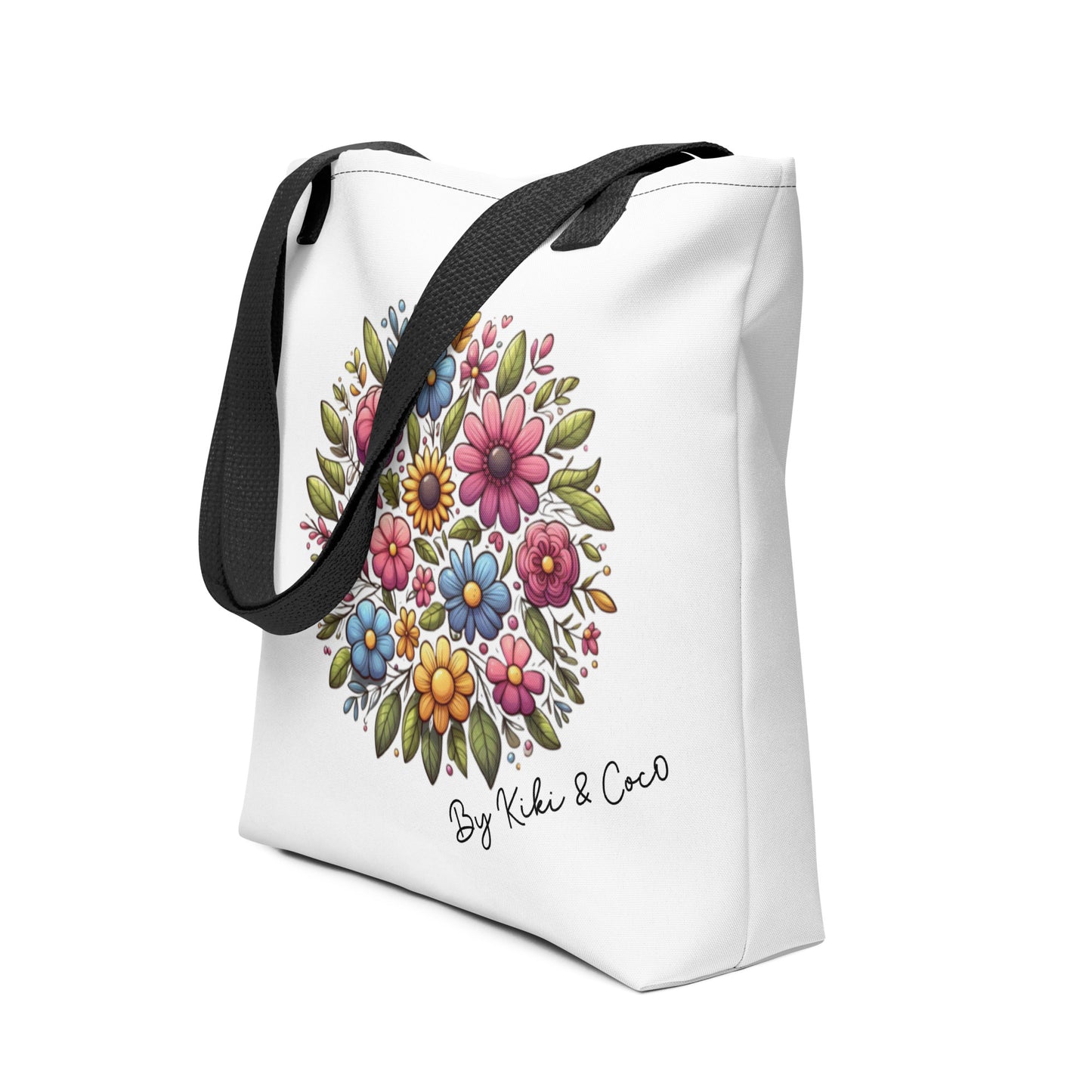 Flower Design Tote bag