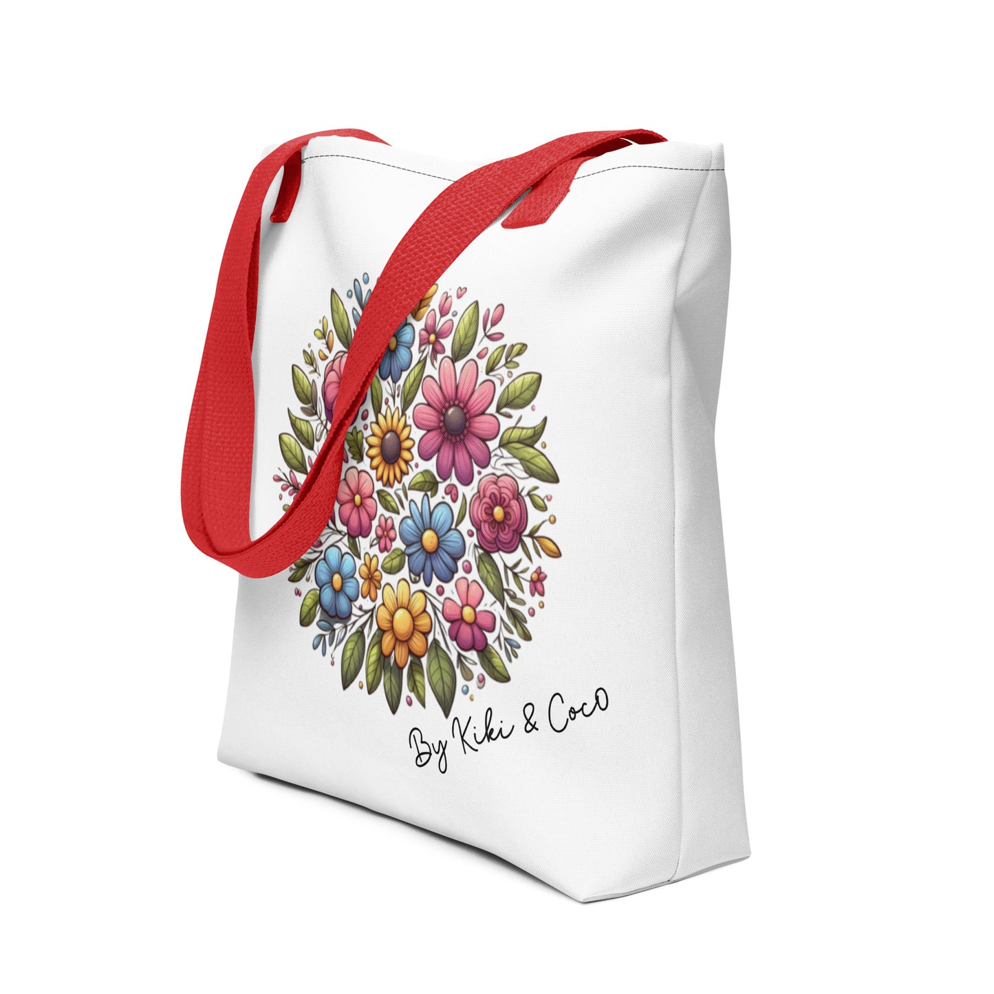 Flower Design Tote bag