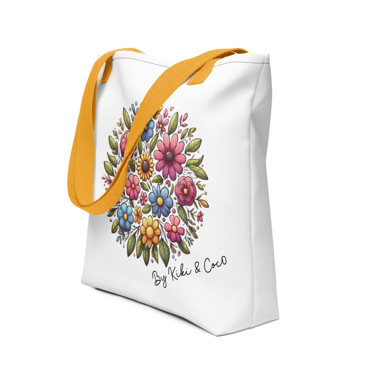 Flower Design Tote bag