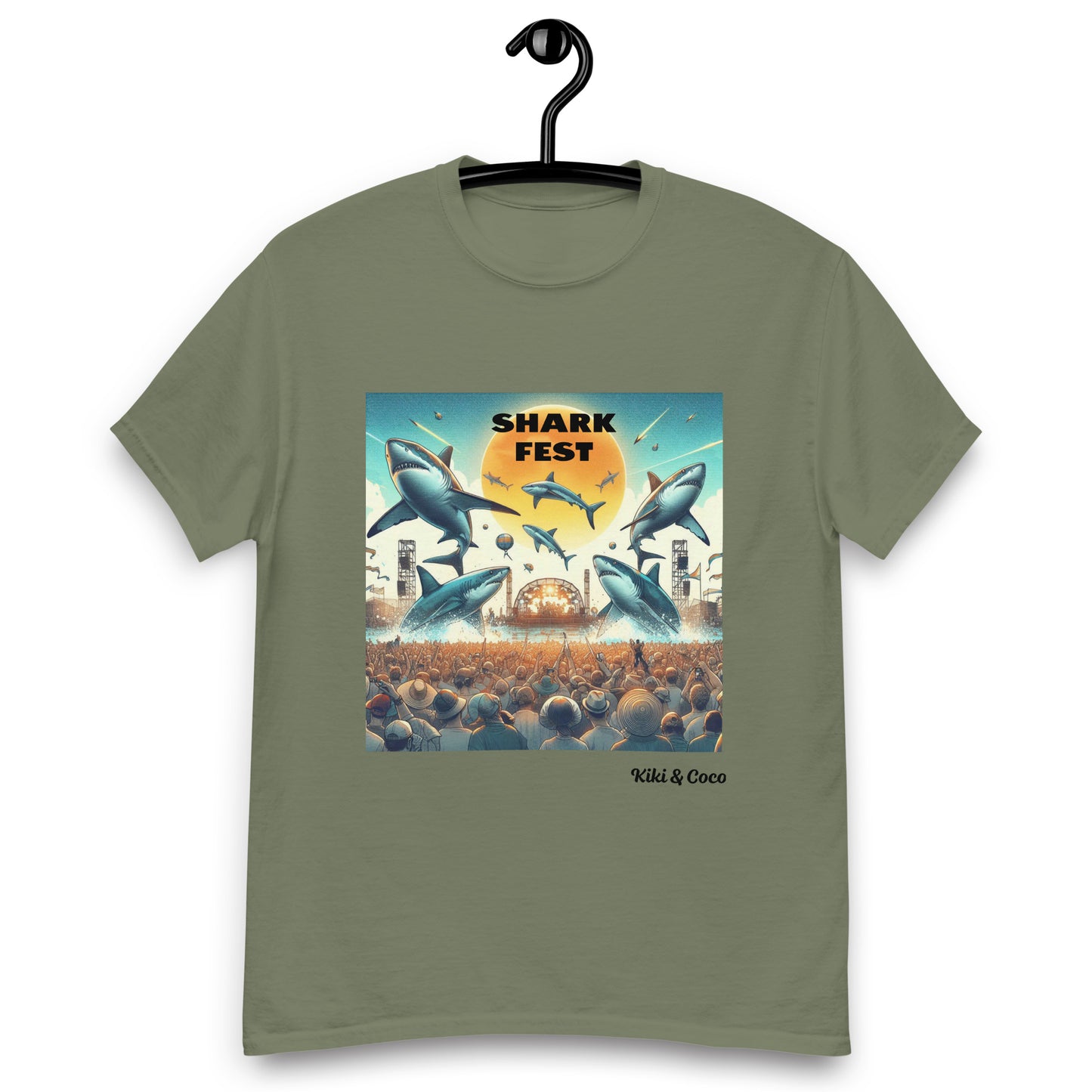 Shark Festival Unisex classic T shirt