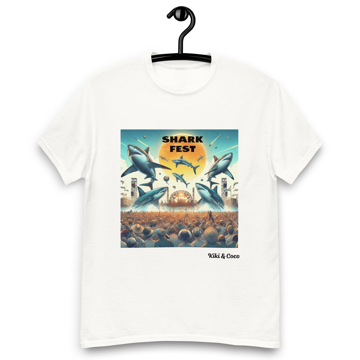 Shark Festival Unisex classic T shirt