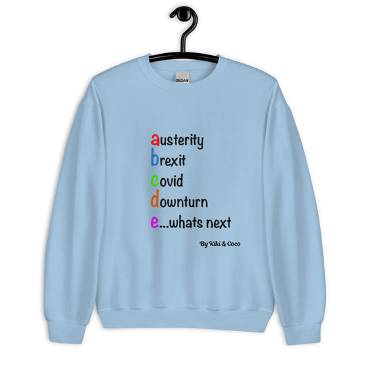 ABC Social Political Unisex Sweatshirt